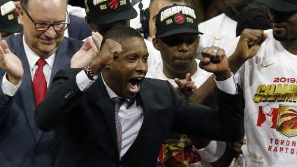 WATCH: Raptors President Masai Ujiri Alleged Altercation With Cop After Championship