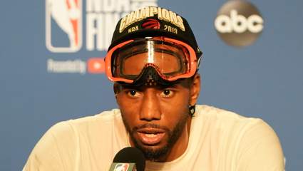 WATCH: Kawhi Leonard Dances With Champagne After Raptors Win NBA Championship
