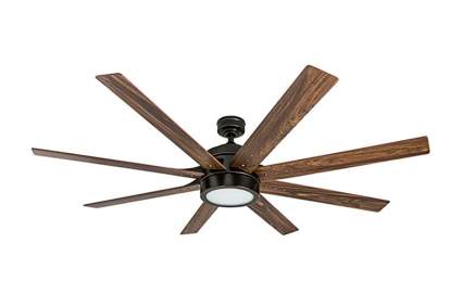 oiled bronze eight blade ceiling fan