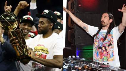 Kawhi Leonard Gets Hilarious Lakers Free Agency Pitch From Steve Aoki