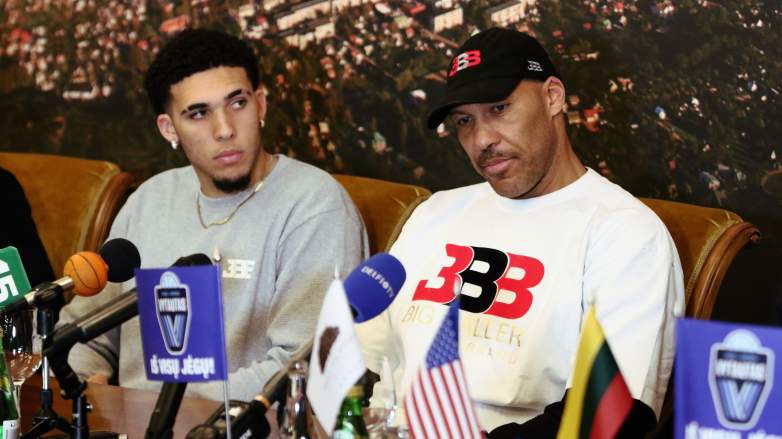 Lavar and Liangelo Ball Lakers Promise