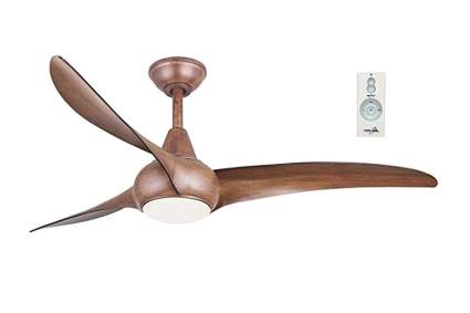 distressed koa three blade ceiling fan