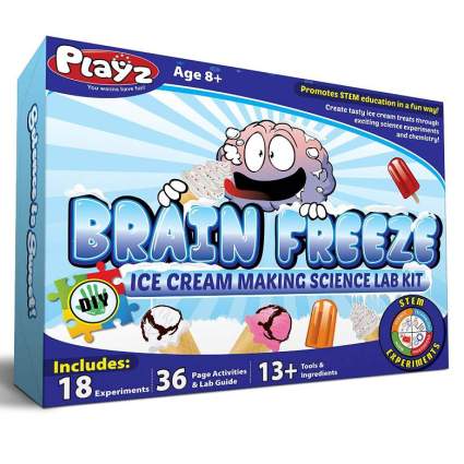 Playz Brain Freeze Ice Cream Making Science Kit