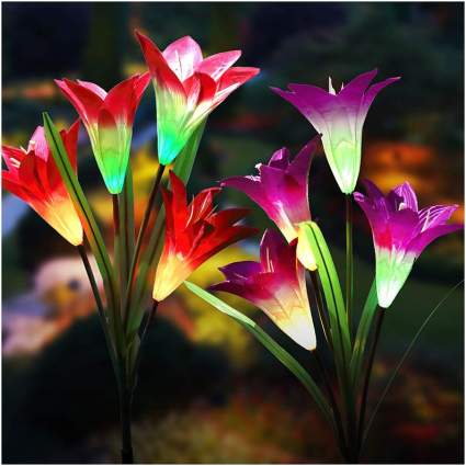 Tonulax Solar Flower Lights Gardening Gadget