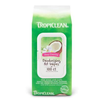 tropiclean pet wipes