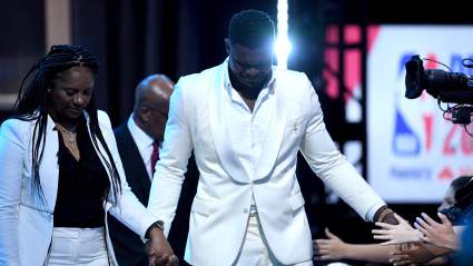 Zion Williamson Cries Talking About His Mother During NBA Draft [WATCH]