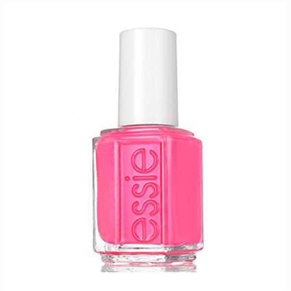 Bright pink essie nail polish