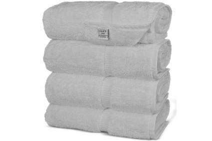 Stack of white towels