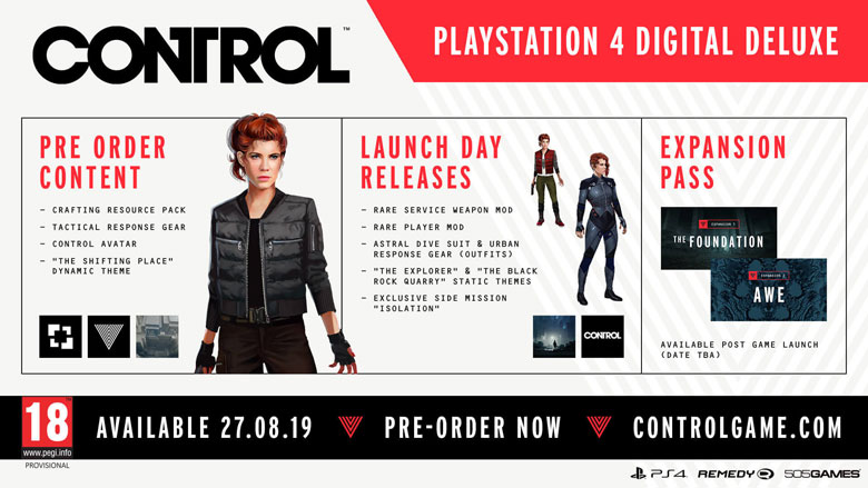 Control PS4 Digital Deluxe Edition