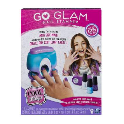 Cool Maker, GO Glam Nail Stamper, Nail Studio with 5 Patterns to Decorate 125 Nails