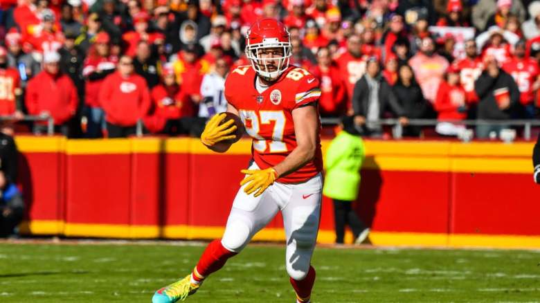 Travis Kelce Attended The Wedding Of Chiefs Super Fans Heavy Com from heavy...
