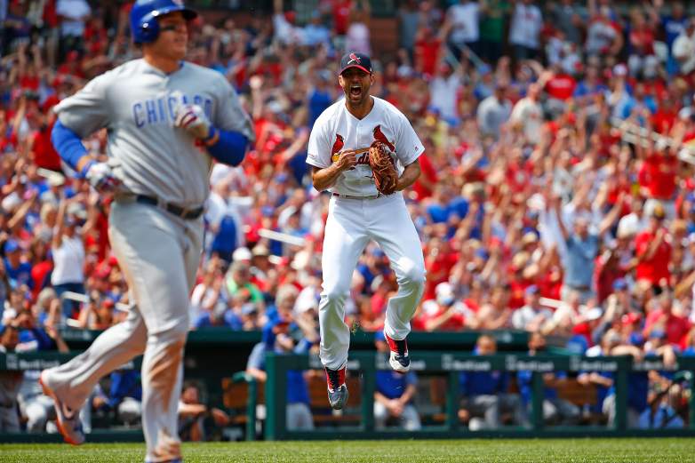 Adam Wainwright and the Cardinals will face the Cubs on Tuesday night in a battle for first place in the NL Central. 