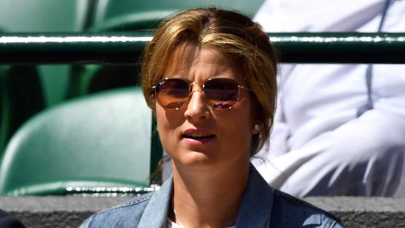 Roger Federer’s Wife, Mirka, Cheers Him on at Wimbledon | Heavy.com