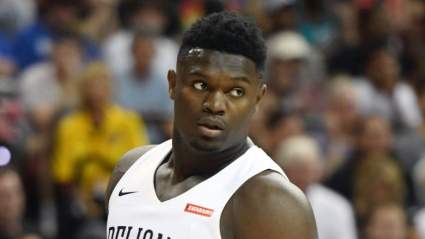 WATCH: Saints’ Drew Brees Throws Passes to Pelicans’ Zion Williamson