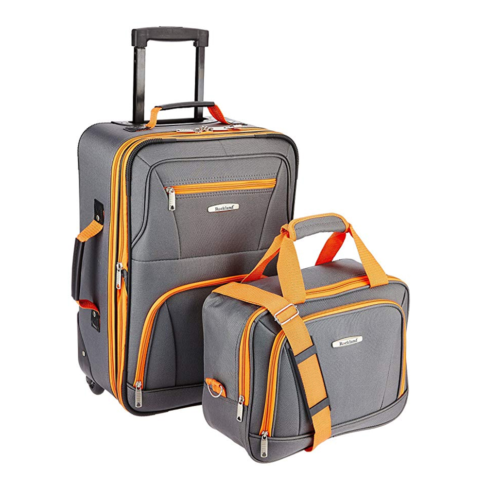 two piece carry on luggage set