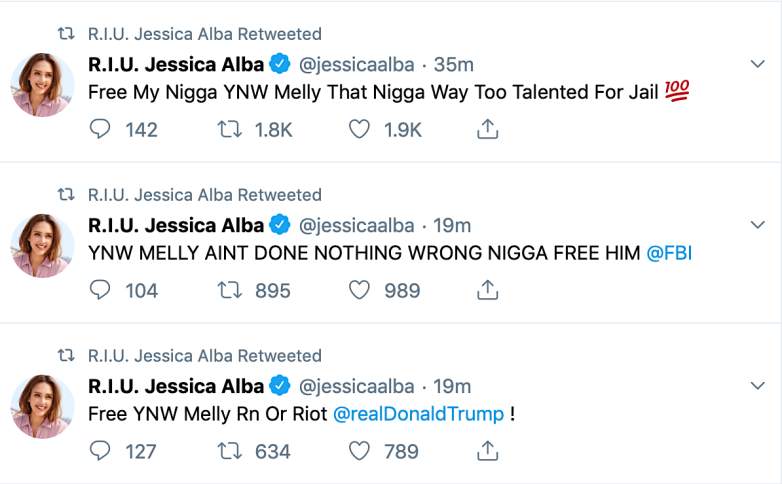 Hacked photos alba jessica Jessica Alba