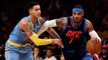 Kyle Kuzma & Carmelo Anthony Get Offseason Workout In Together