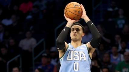 Kyle Kuzma Continues Offseason Workout Regimen With Jazz Star