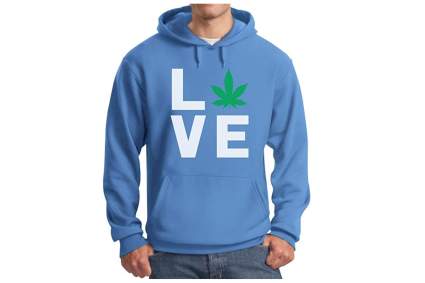Love weed hoodie
