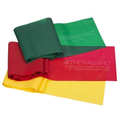 set of three resistance bands