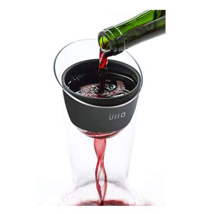 wine purifier with hand blown decanter