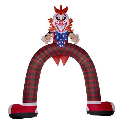 12-Foot Scary Clown Archway Inflatable