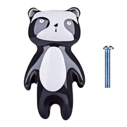 Ceramic Dresser Knobs - Panda Bear