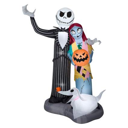 6-Foot Jack Skellington, Sally, and Zero Inflatable