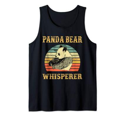 Retro Vintage Panda Bear Whisperer Tee