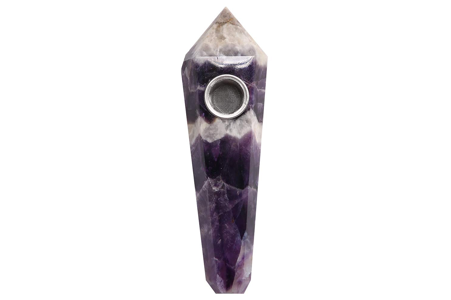 Details about   Natural rainbow fluorite Quartz Crystal Smoking Pipes Point wand Healing 1X H120