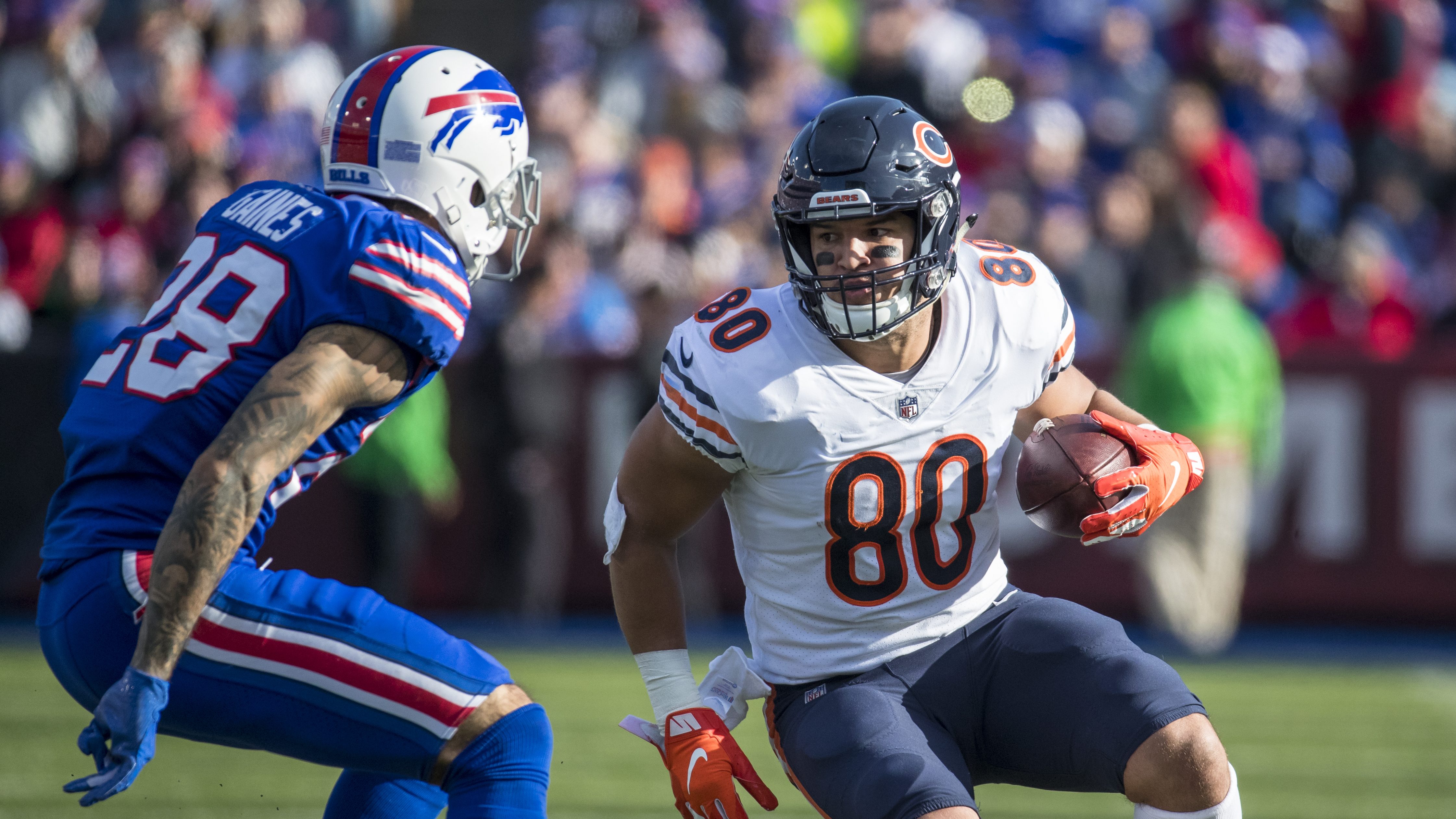 Bears Inactives vs. Packers. Trey Burton Headlines Group