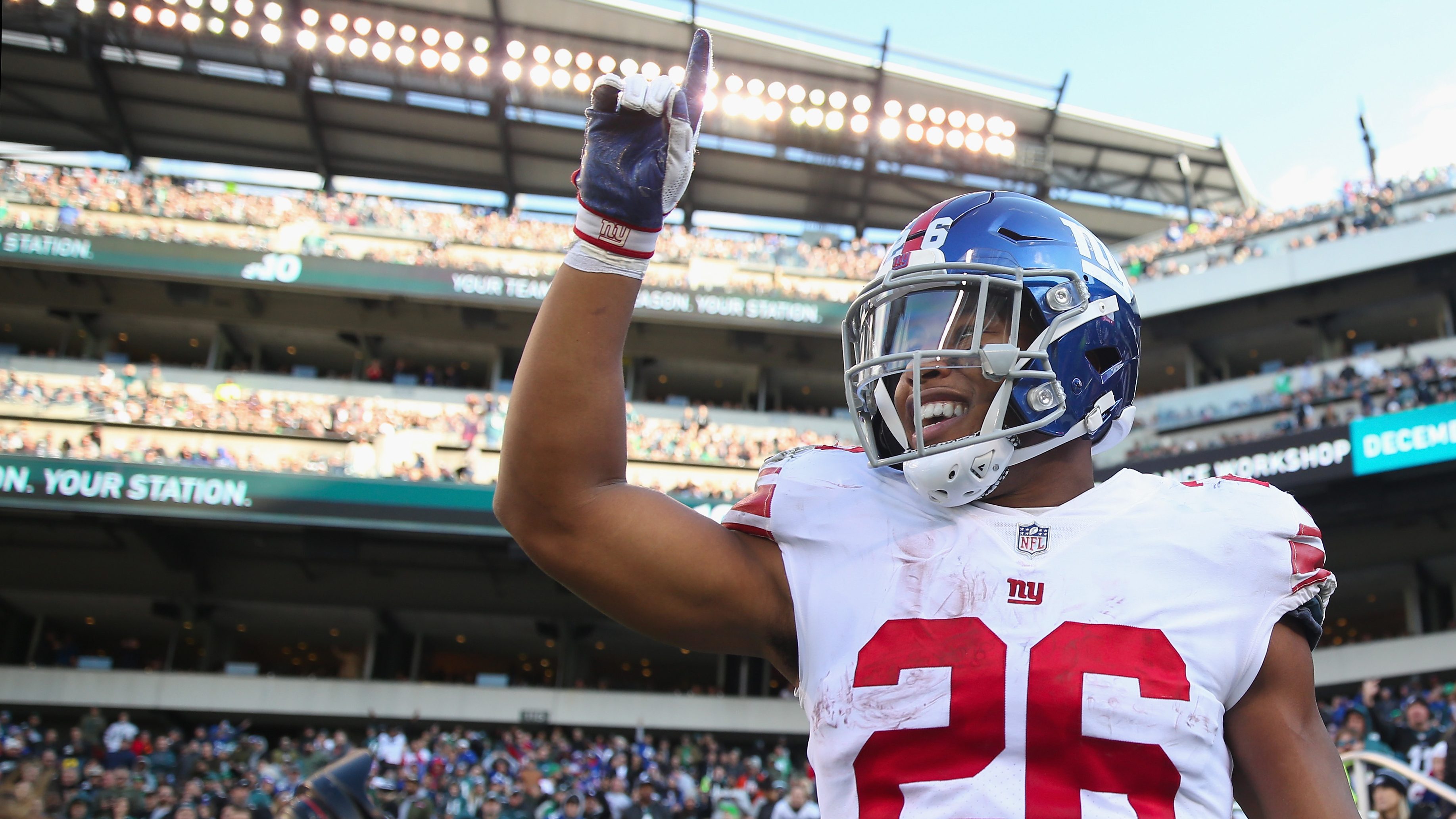 Giants' Saquon Barkley Rips 'Crazy' Eagles Fans