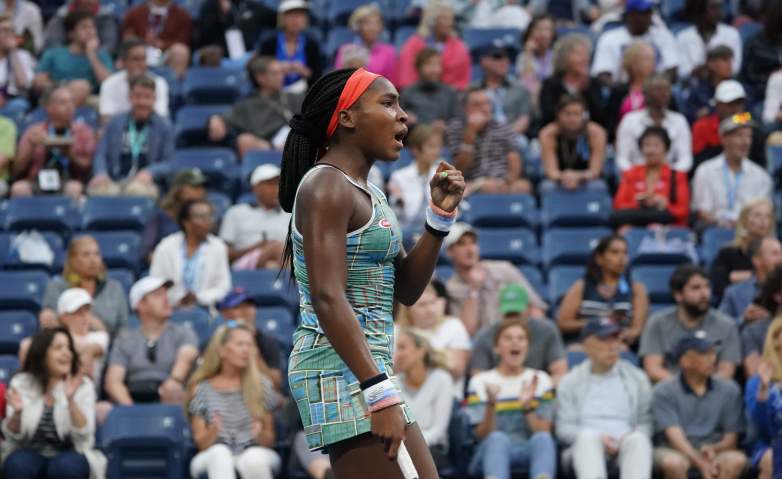 Coco Gauff will face Hungary's Timea Babos tonight in the second round of the U.S. Open. 