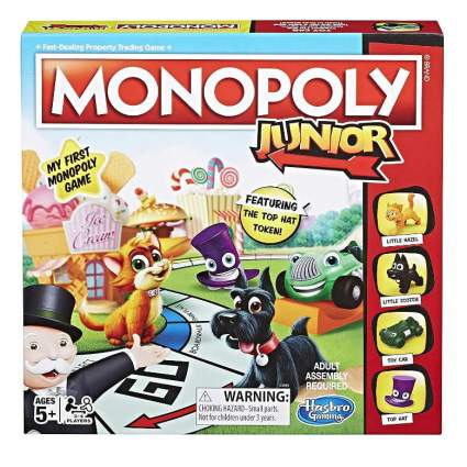 Hasbro Monopoly Junior Board Game, Ages 5 and up (Amazon Exclusive)