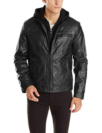 cole faux leather jacket