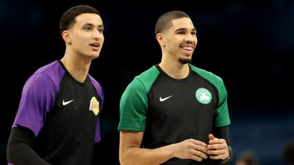 Lakers Kyle Kuzma & Celtics Jayson Tatum go One on One at USA Basketball Training Camp