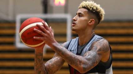 Lakers’ Kyle Kuzma Heats Up From Deep in USA vs Australia Exhibition