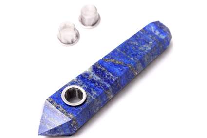 Lapis Lazuli crystal pipe