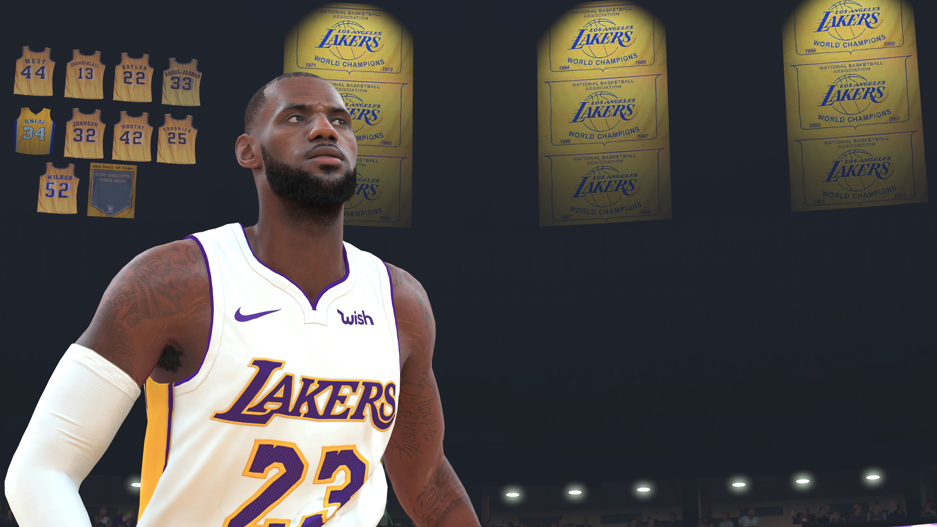 nba 2k20 lakers jerseys