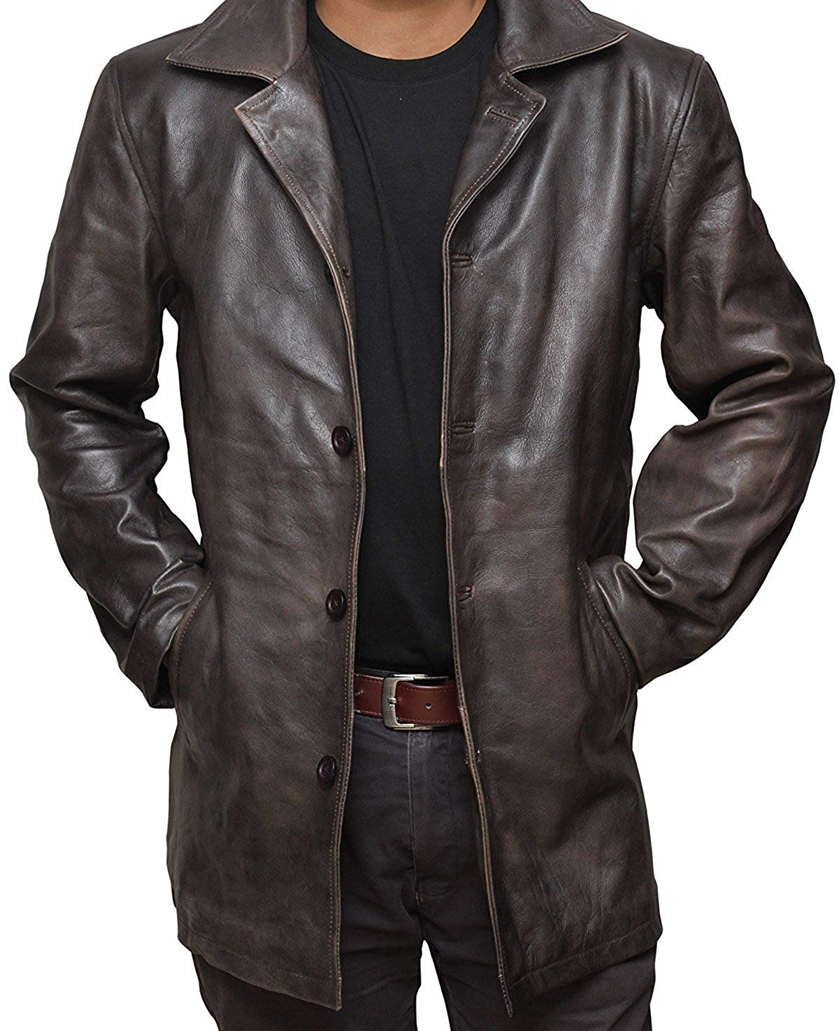 Stormwise Mens Fashion Bauer Real Leather Jack Jacket