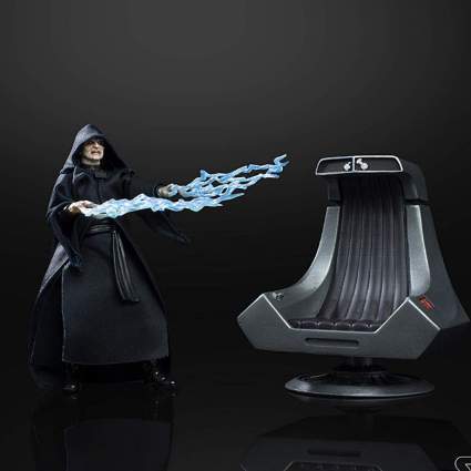 Star Wars The Black Series Emperor Palpatine Action Figure with Throne