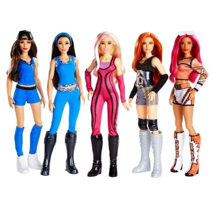 WWE Superstars Collection Fashion Dolls, 5 Pack