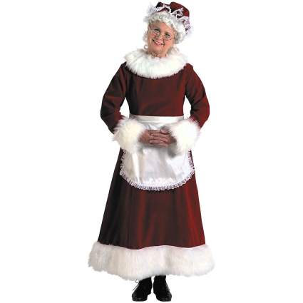 Halco - Mrs. Claus Dress Adult Plus Costume