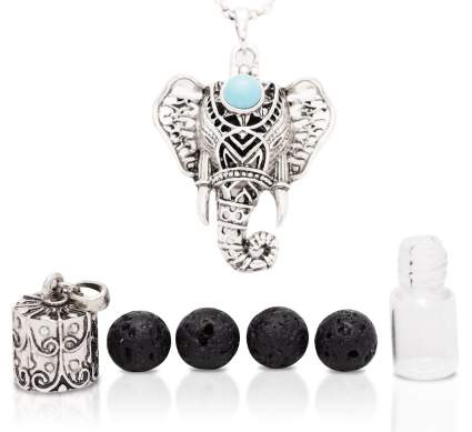 elephant Aromatherapy Necklace