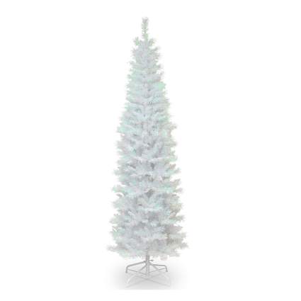 White iridescent Christmas tree