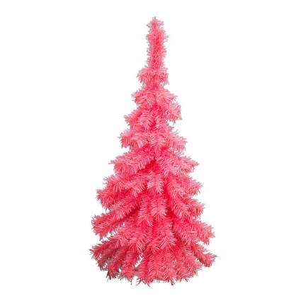 Small pink Christmas tree