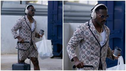 PHOTOS: Antonio Brown Arrives in Miami in Unusual Outfit