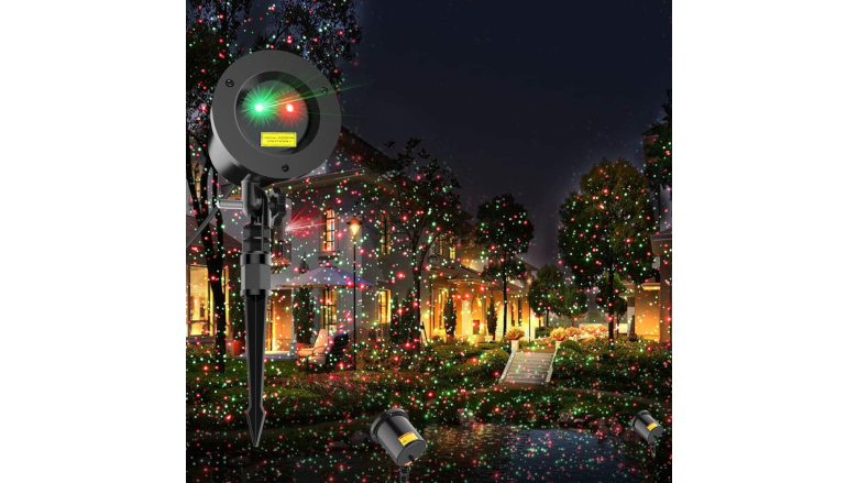 Christmas Snowfall LED Light Projector Xmas Moving Laser Outdoor Lamp Garden 