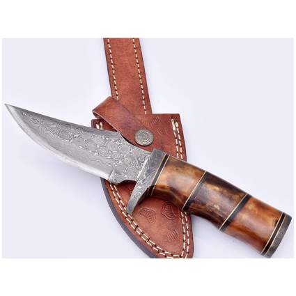 damascus steel hunting knife