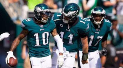 3 Eagles Wide Receivers Injured in First Half in Week 2